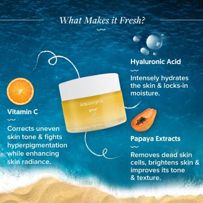 Aqualogica: Glow + Jello Moisturiser for Illuminating Moisturization - 50gm