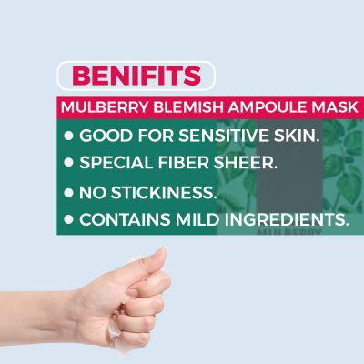 Apieu: Mulberry Blemish Ampoule Mask - 23ml