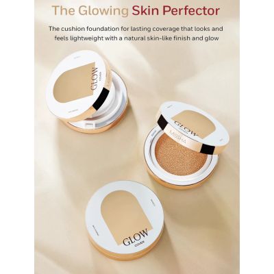 Missha: Glow Cushion Light No.21N Vanilla SPF37 PA+++ - 13gm