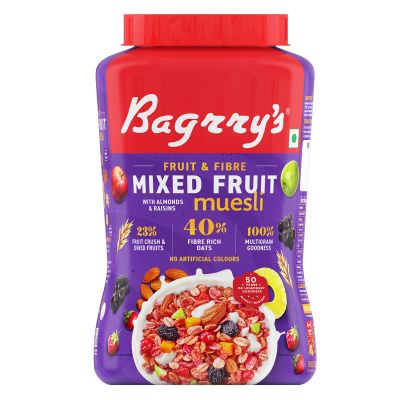 Bagrrys: Fruit & Fibre Mixed Fruit Muesli - 1kg
