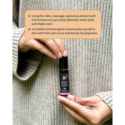 India Hemp Organics: Cannabliss Menstrul Pain Relief - 10ml