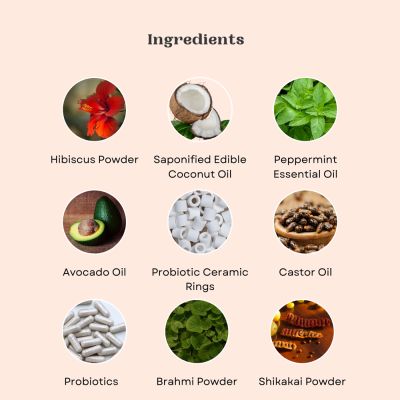 GOLI SODA: Goli Soda All Natural Probiotics Shampoo Bar for Dry Hair - 90gm