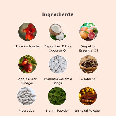 GOLI SODA: Goli Soda All Natural Probiotics Shampoo Bar for Oily Hair - 90gm