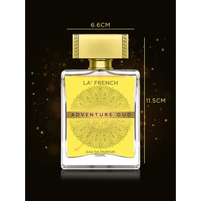 La' French: Adventure Oud Eau De Perfum for Men and Women - 100ml