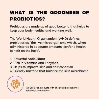 GOLI SODA: Goli Soda All Natural Probiotics Shampoo Bar for Dry Hair - 90gm