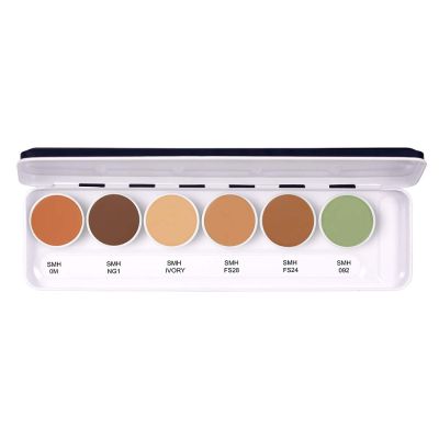 C2P Pro: Ultra HD Cover & Conceal 6 In 1 Supraemeshield Corrector & Foundation Palette - 21gm