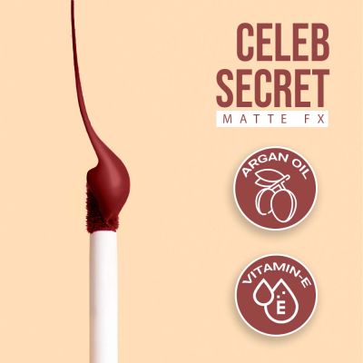 C2P Pro: Celeb Secret Matte FX Liquid Lipstick - Madhubala 02 - 2ml