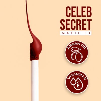 C2P Pro: Celeb Secret Matte FX Liquid Lipstick - Hema 07 - 2ml
