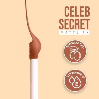 C2P Pro: Celeb Secret Matte FX Liquid Lipstick - Aishwarya 08 - 2ml