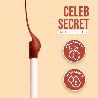 C2P Pro: Celeb Secret Matte FX Liquid Lipstick - Radhika 34 - 2ml