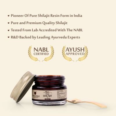 UPAKARMA: Ayurveda Pure Shilajit Resin Form - 10gm
