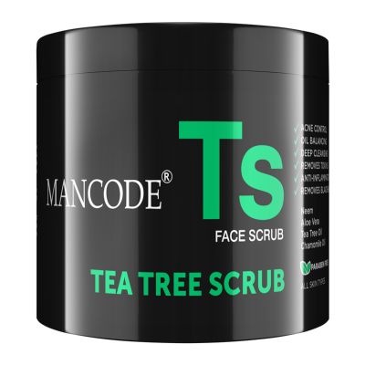 Mancode: Tea Tree Scrub - 100gm