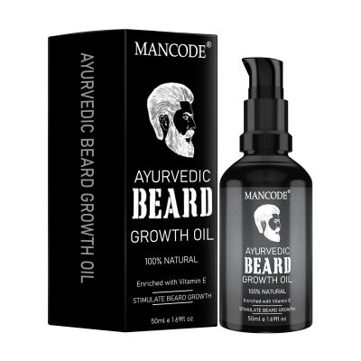 Mancode: Ayurvedic Beard Growth Oil for men - 50ml