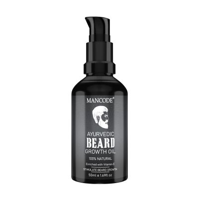Mancode: Ayurvedic Beard Growth Oil for men - 50ml