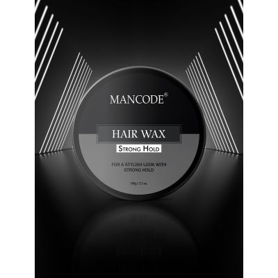 Mancode: Hair Wax Strong Hold Glossy Stylish - 100gm