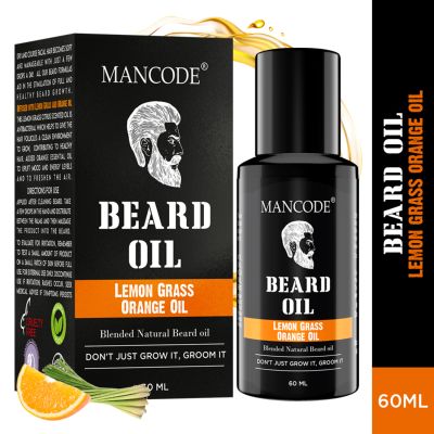 Mancode: Beard Oil - Lemon Grass & Orange Oil - 60ml