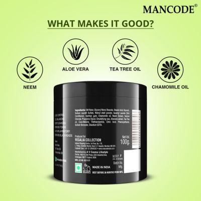 Mancode: Tea Tree Scrub - 100gm
