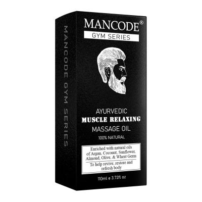 Mancode: Ayurvedic Muscle Relaxing Massage Oil - 110ml
