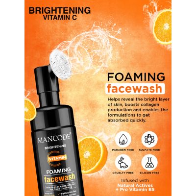 Mancode: Brightening Vitamin C Facewash - 150ml