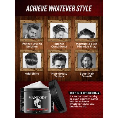Mancode: Daily Hair Styling Cream - 100gm