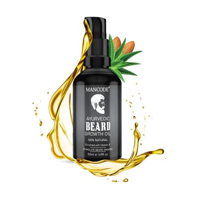 Mancode: Ayurvedic Beard Growth Oil for men - 50ml