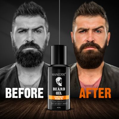 Mancode: Beard Oil - Lemon Grass & Orange Oil - 60ml