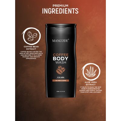 Mancode: Coffee Body Wash Shower Gel - 450ml