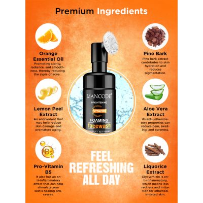 Mancode: Brightening Vitamin C Facewash - 150ml