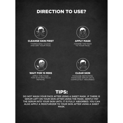 Mancode: Vitamin C Face Sheet Mask - 25ml