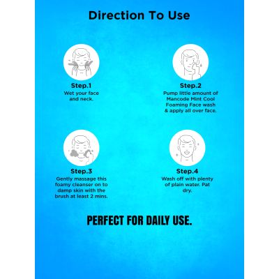 Mancode: Refreshing Mint Cool Facewash - 150ml