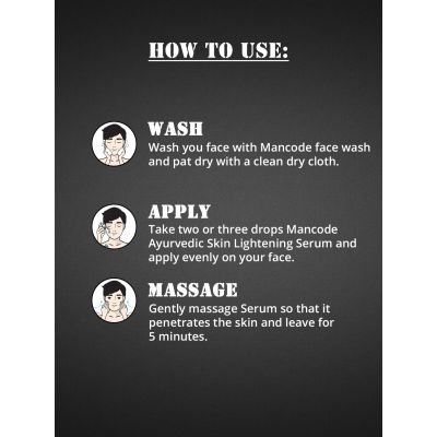 Mancode: Ayurvedic Skin Lightening Serum - 50ml