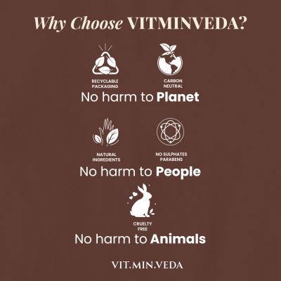 VITMINVEDA: Natural Coffee Lip Balm - 8 gm