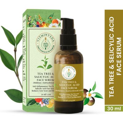 VITMINVEDA: Tea Tree & Salicylic Acid Face Serum for Acne - 30 ml