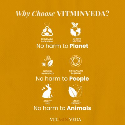 VITMINVEDA: Aloe Vera Neem & Turmeric Herbal Soap Bar - 125 gm