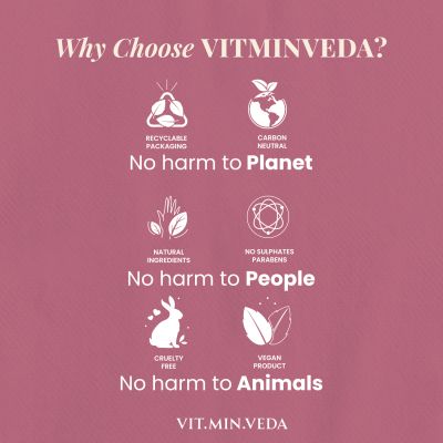 VITMINVEDA: Natural Rose Essence Herbal Soap Bar - 125 gm
