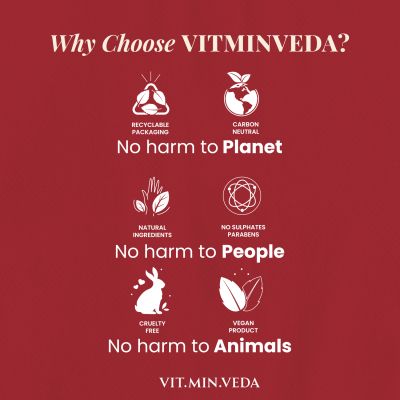 VITMINVEDA: Natural Rose Cinnamon Herbal Soap Bar - 125 gm