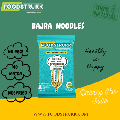 Foodstrukk: Bajra Noodles  (Pack of 2) - 350gm