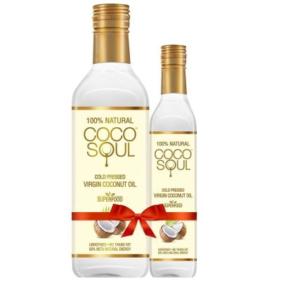 Coco Soul: Coco Soul Cold Pressed Natural Virgin Coconut Oil, from the makers of Parachute - 1000ml