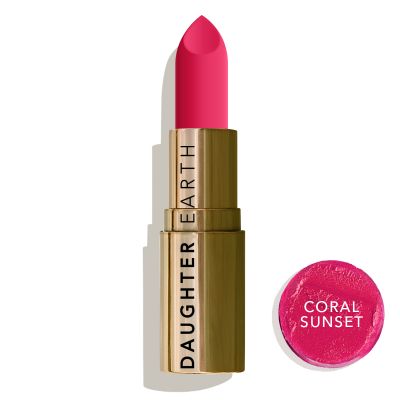 Daughter Earth: Phytonutrient Lipstick - CORAL SUNSET - 4.2gm