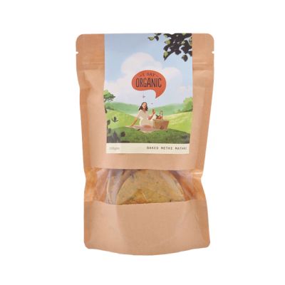 I say organic: Methi Mathri (Baked) - 100g - Pack of 2
