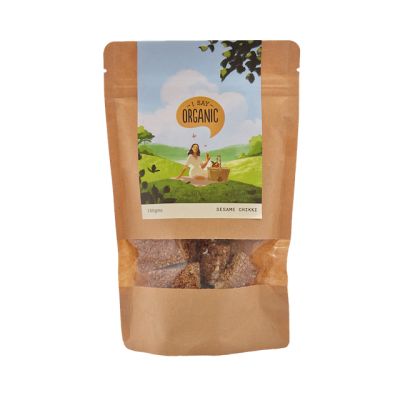 I say organic: Sesame Chikki - 150g - Pack of 2