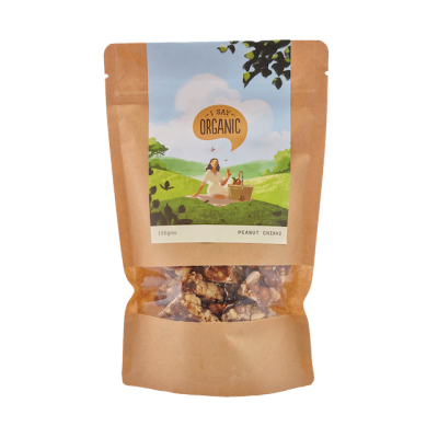 I say organic: Peanut Chikki - 150g - Pack of 2