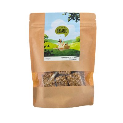 I say organic: Amaranth Mini Bars - Cardamom - 100g - Pack of 4