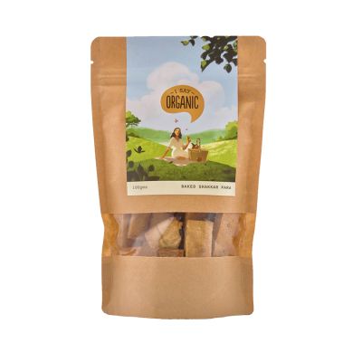 I say organic: Organic Shakkar Para (Baked) - 100g - Pack of 2