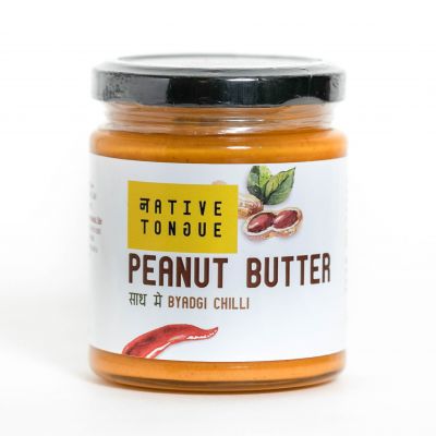 Native Tongue: Peanut Butter with Byadgi Chilli - 200gm