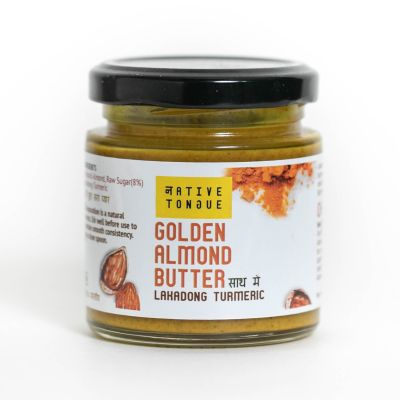 Native Tongue: Golden Almond Butter with Lakadong Turmeric - 130gm