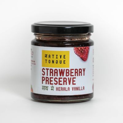 Native Tongue: Strawberry Preserve With Kerala Vanilla - 200gm