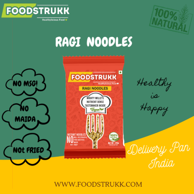 Foodstrukk: Ragi Noodles  (Pack of 2) - 350gm