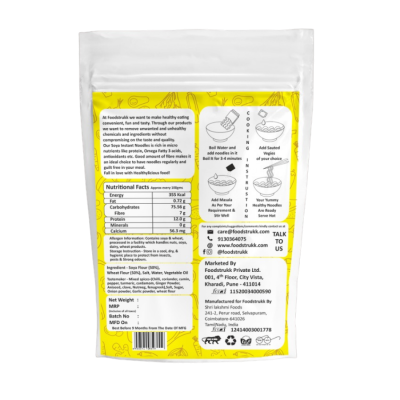 Foodstrukk: Soya Noodles  (Pack of 2) - 350gm