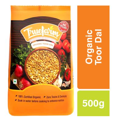 Truefarm: Organic Toor Dal - 500g - Pack of 2